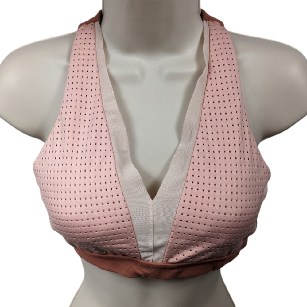Aerie Chill. Play. Move. Teal Racerback Sports Bra Sz M